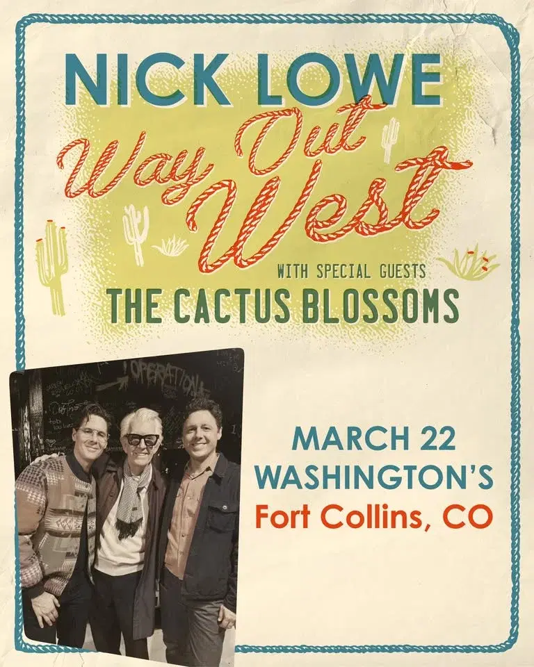 Nick Lowe (solo) with Cactus Blossoms