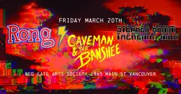 Rong / Caveman & The Banshee / Theremin Man LIVE at Red Gate