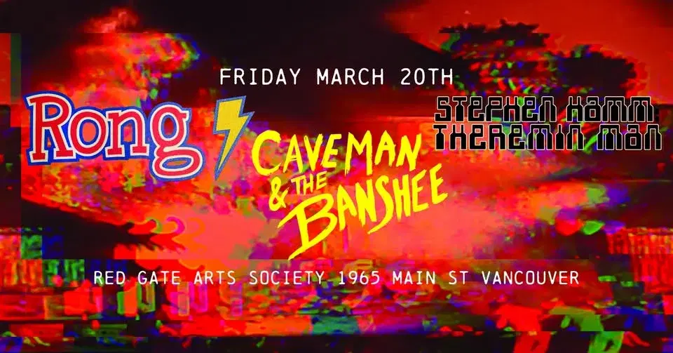 Rong / Caveman & The Banshee / Theremin Man LIVE at Red Gate