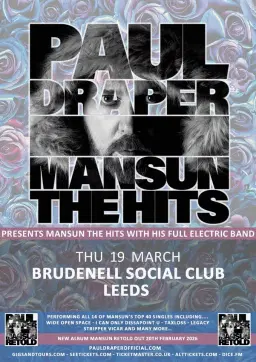 Paul Draper live at Brudenell Leeds
