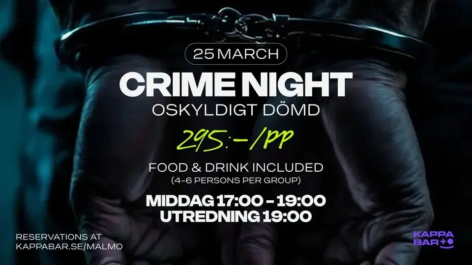 Crime Night - Oskyldigt Dömd!