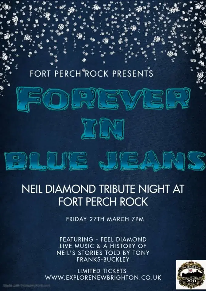 Neil Diamond Tribute Evening at Fort Perch Rock - Forever in Blue Jeans