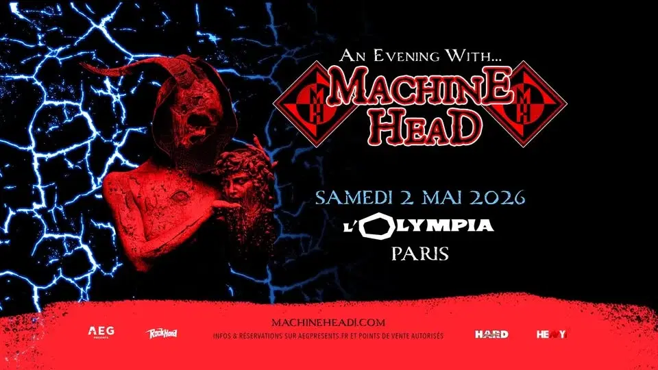 Machine Head • L'Olympia, Paris • 2 mai 2026