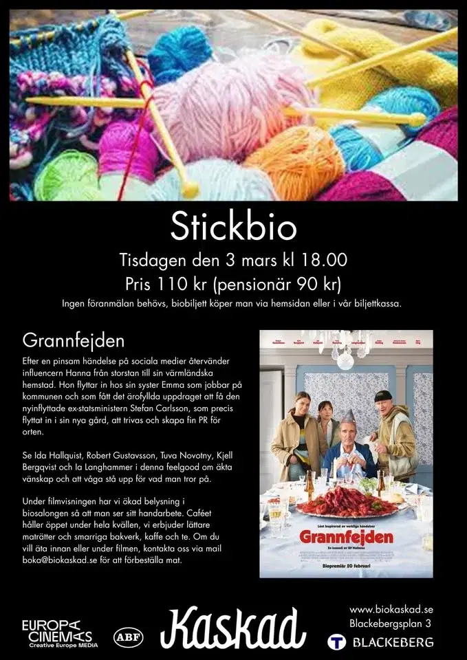 Stickbio - film Grannfejden