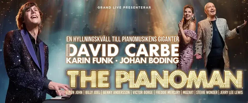 The Piano Man på Hebeteatern 8 april!