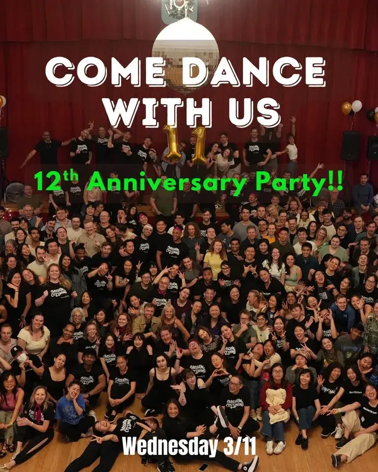 Mission City Swing: 2nd week of classes & 12th Anniversary Party!!! 🎉