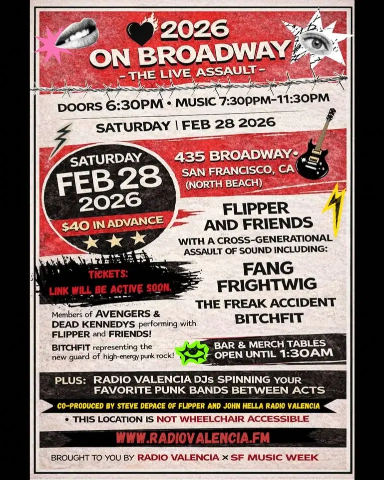 Nighttime Show: Flipper and Friends: A Celebration of 50 Years of Punk in San Francisco