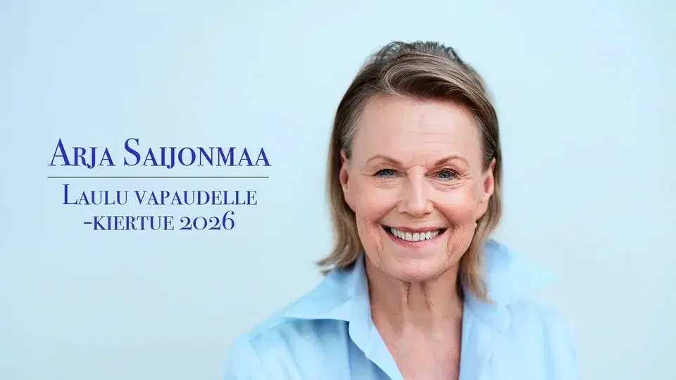 Arja Saijonmaa -Laulu vapaudelle -kiertue 2026 | Tapiolasali