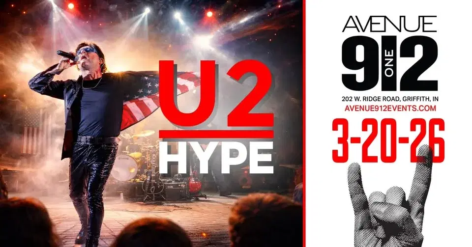 U2 HYPE - LIVE TRIBUTE TO U2 - AVENUE 912 - GRIFFITH INDIANA