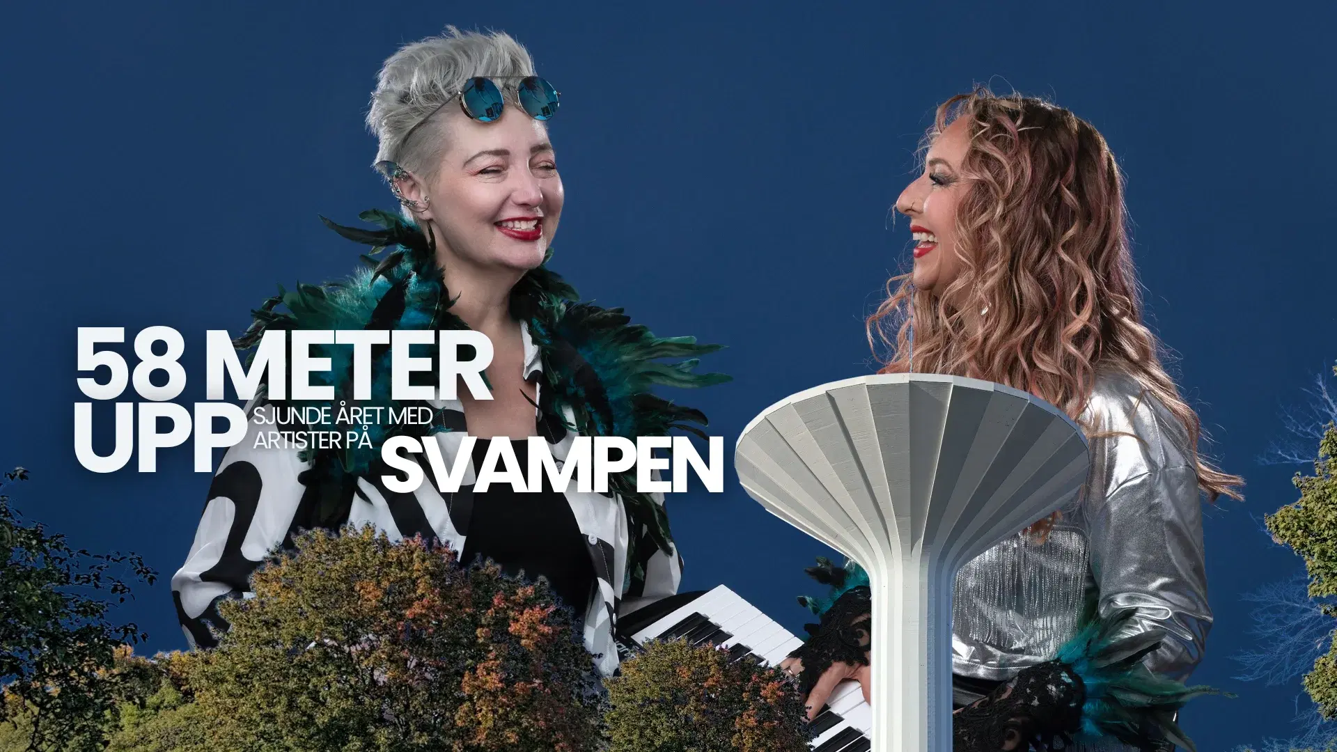 58 meter upp med Fröken Blå