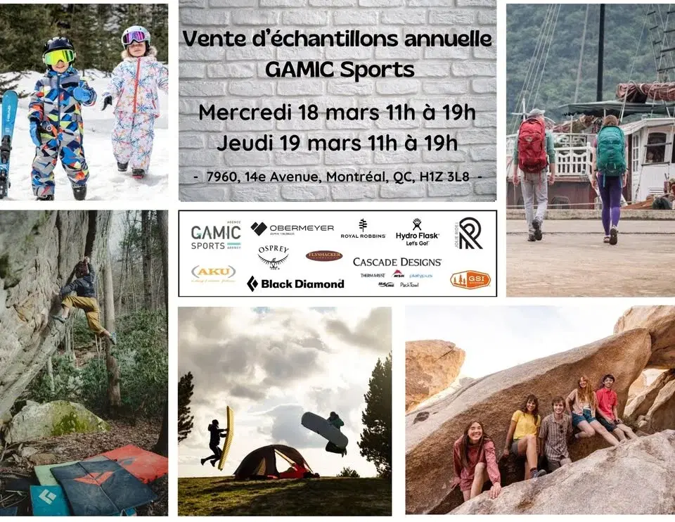 Vente d'échantillons annuelle - édition 2026