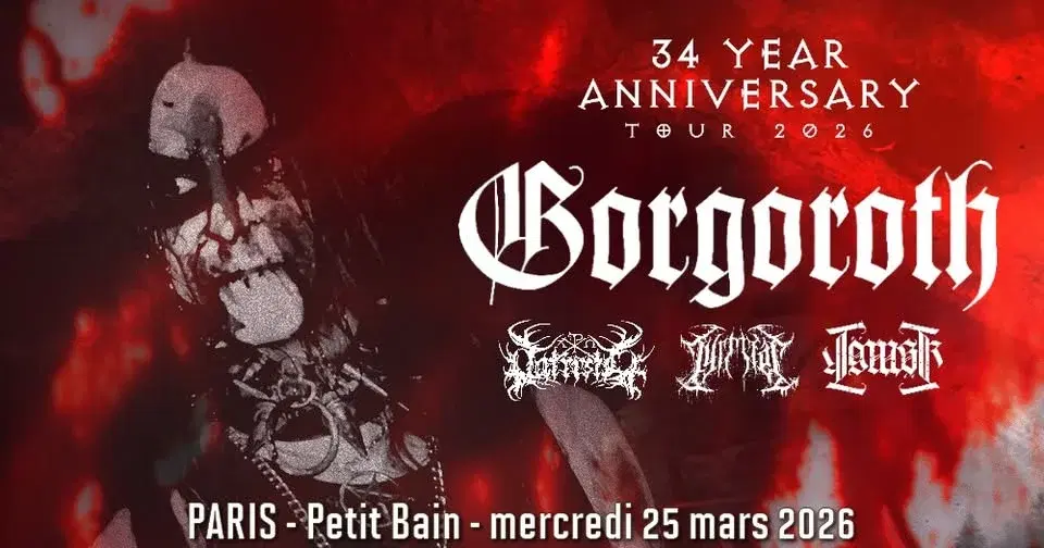 Gorgoroth, Patristic, Tyrmfar, Lömsk // Paris