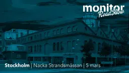 Monitor Roadshow 2026 – Stockholm