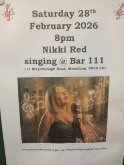 Nikki red singing live