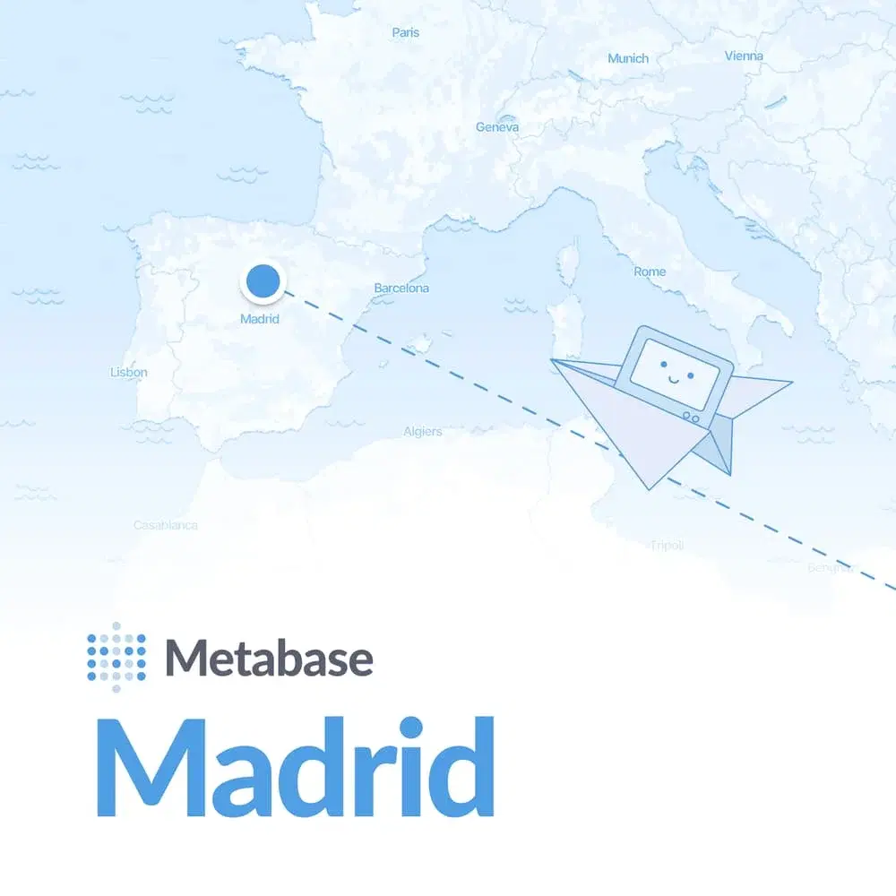 Meetabase - Data, dashboards and vibes in Madrid 🇪🇸