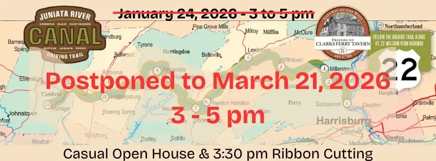 Open House & Ribbon Cutting - Juniata River Canal Driving Tour