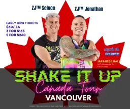 Zumba™ Masterclass with ZJ's Jonathan Benoit and Seluco Fernandez