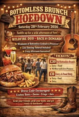 Bottomless Brunch Hoedown