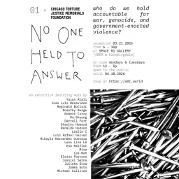 No One Held To Answer - Opening Reception