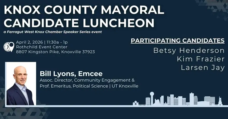 Knox County Mayoral Candidate Luncheon presented by Tennessee Strategies