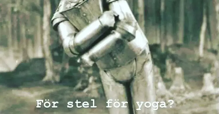 Yoga för stela män - start jan 2026