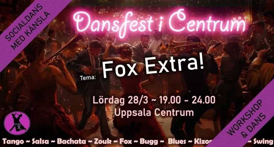 Nyhet: Foxkväll i Uppsala Centrum