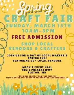 Spring Craft Fair & Vendor Event
