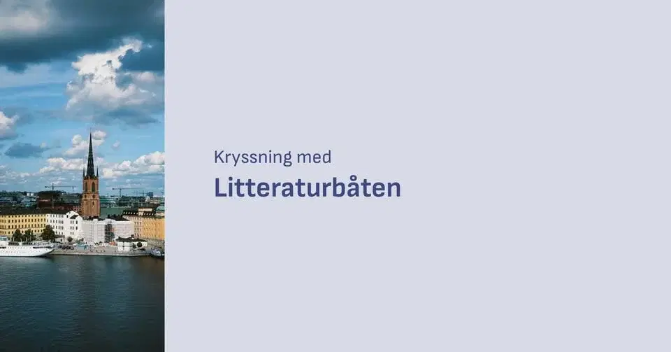 Litteraturbåtsalongen med SRF Go!
