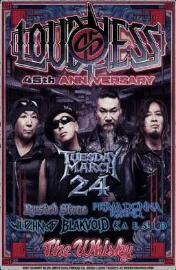 LOUDNESS, Rusted Stone, Prima Donna Rising, Wild Charge, Blakvoid, Kaesid