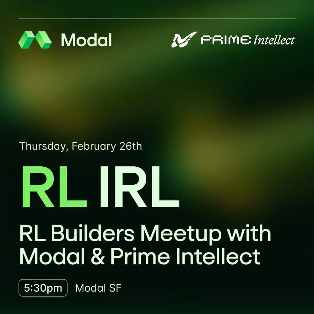 Reinforcement Learning with Modal and Prime Intellect