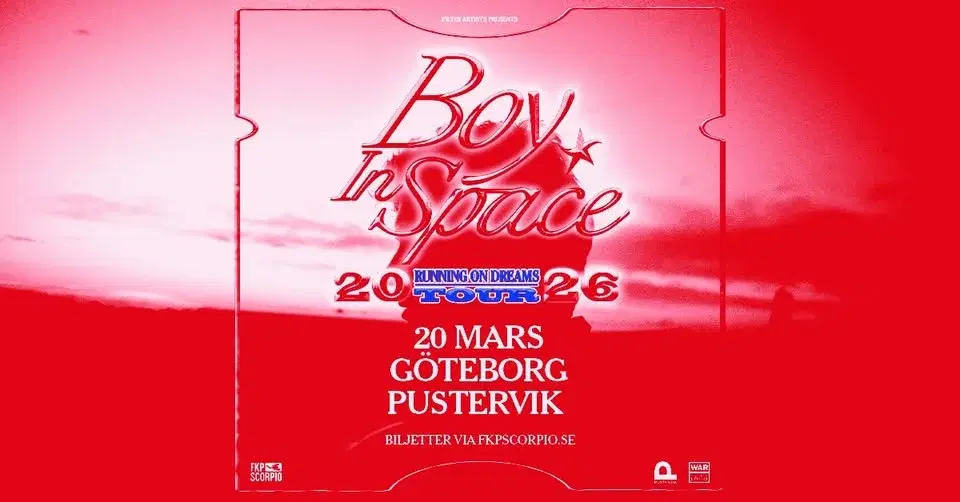 Boy in Space + Support: DREAMDNVR | Göteborg