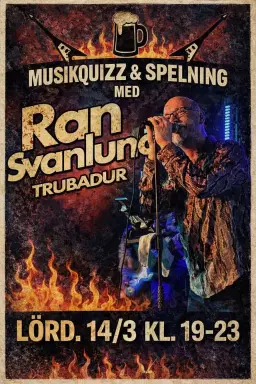 🎸 Trubadur Ran Svanlund, frontman i rockbandet Rough Idle! 🎸