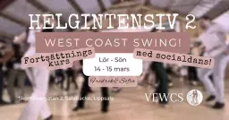 Helgintensiv Nivå 2 - West Coast Swing - Uppsala