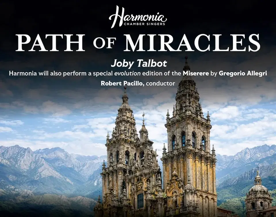 Harmonia: Path of Miracles by Joby Talbot, March 7