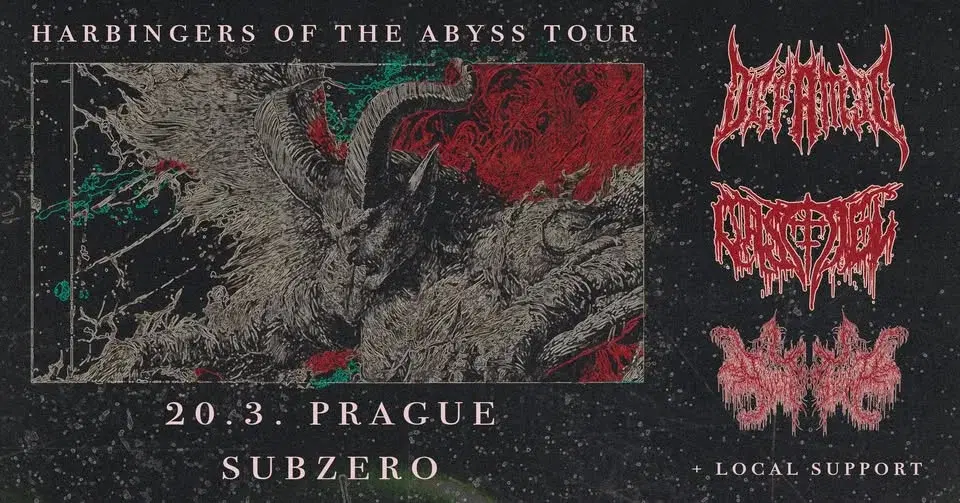 Defamed+Castiel+Swept Into Decay - Harbingers Of The Abyss Tour//Prague