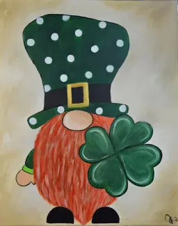 paint pARTy with Jennifer: Lucky Gnome