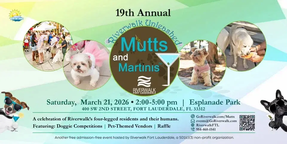 19th Annual Riverwalk Mutts & Martinis™