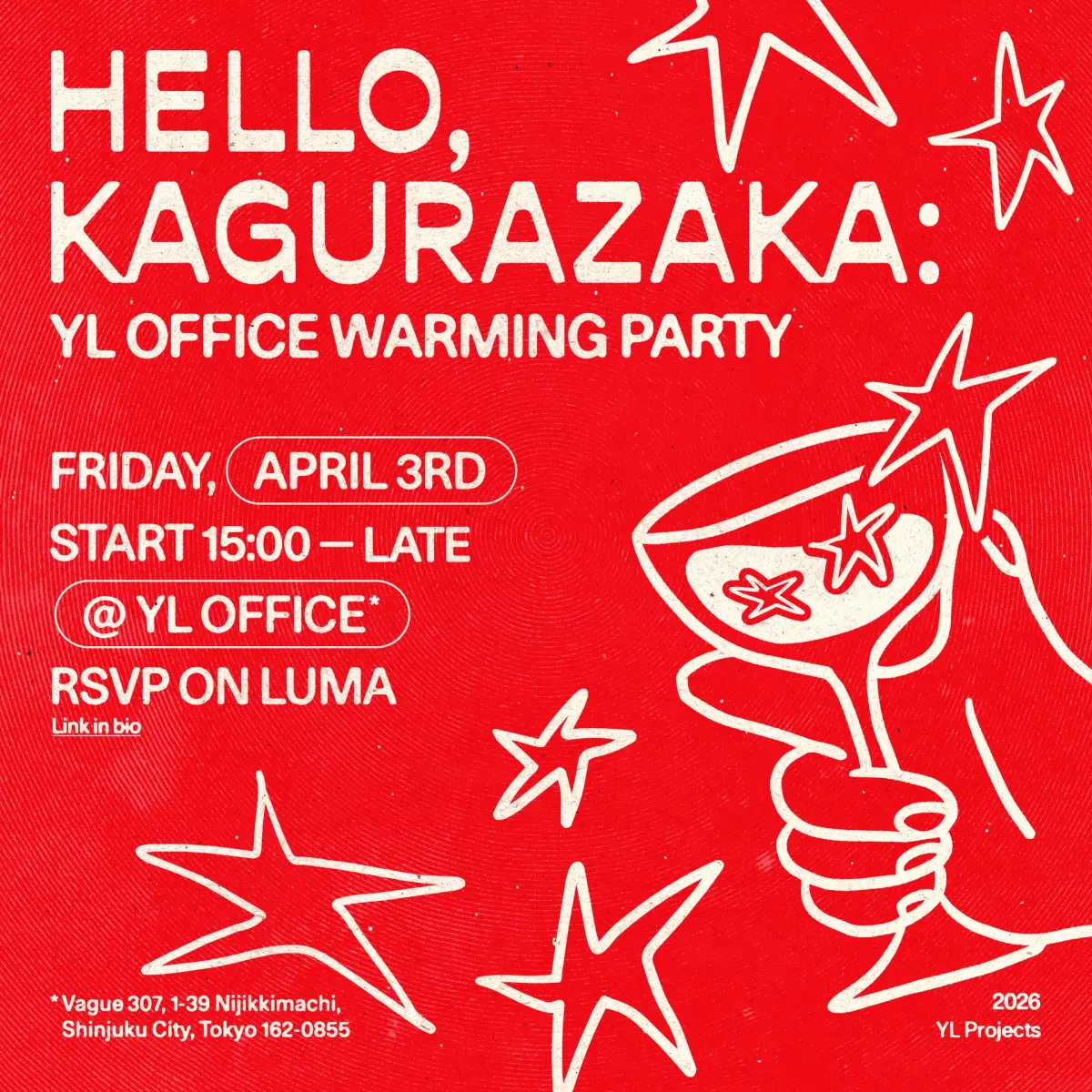Hello, Kagurazaka: YL Office Warming Party