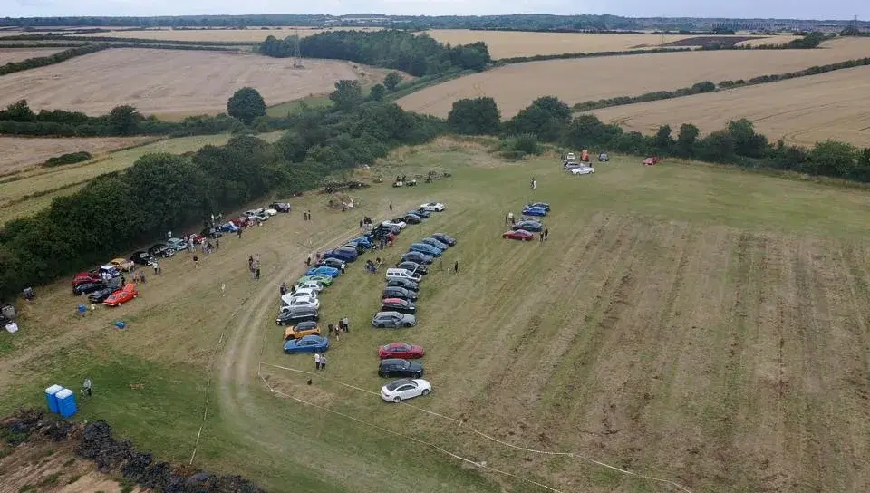 THE CAR SHOW SEASON OPENER AT THE DOVECOTE BUTTERY
