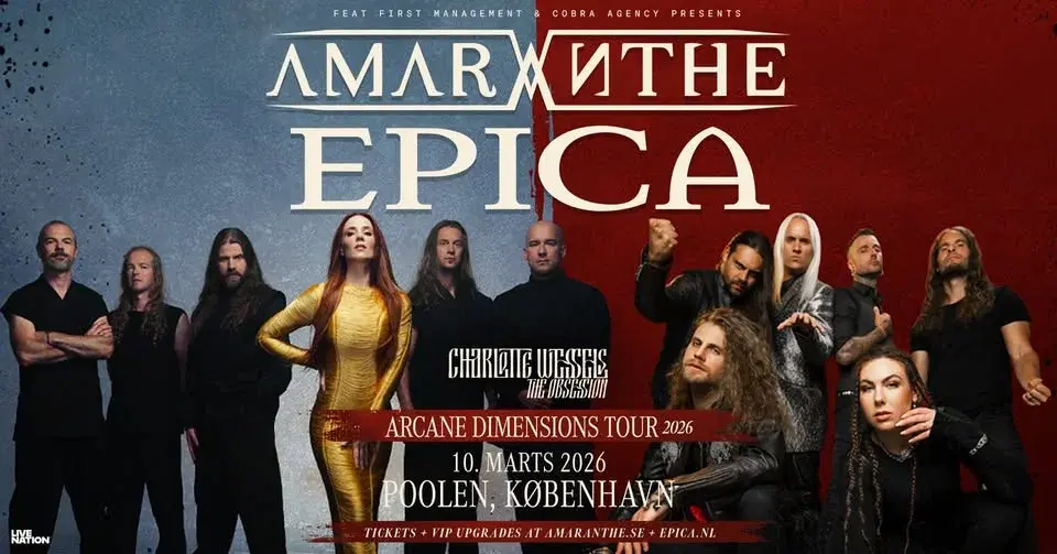 Amaranthe & Epica - Arcane Dimensions Tour 2026 // Poolen // 10. marts