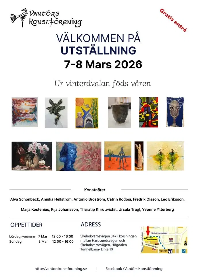 'Ur vinterdvalan föds våren' utställning