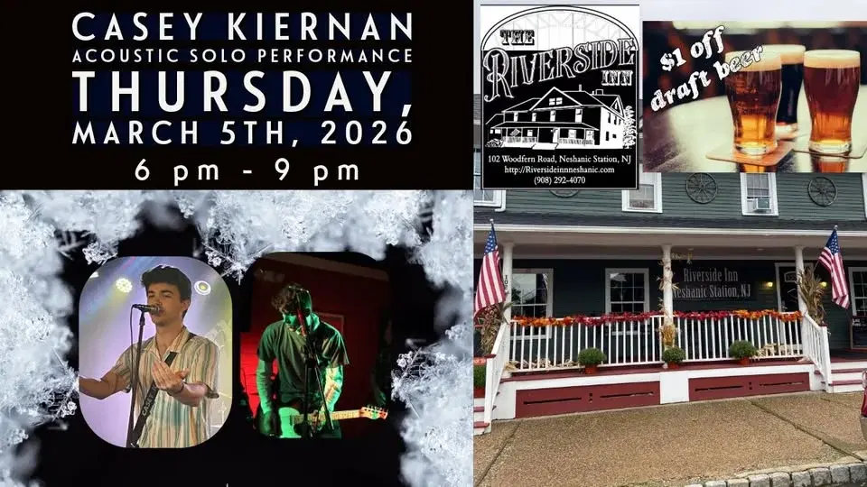 Casey Kiernan solo acoustic Thursday March 5th