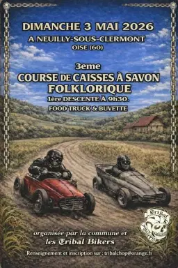 COURSE DE CAISSES A SAVON 60 OISE Neuilly -sous-Clermont