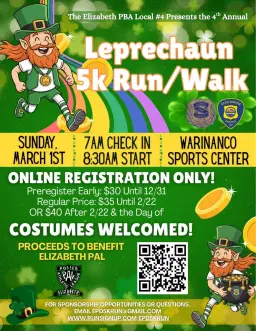 4th Annual Leprechaun 5k Run/Walk