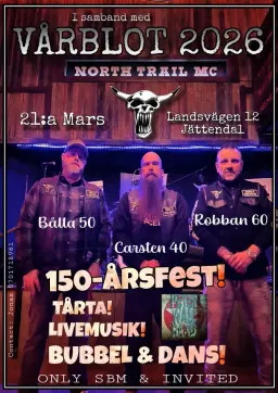 VÅRBLOT och 150-årsfest!