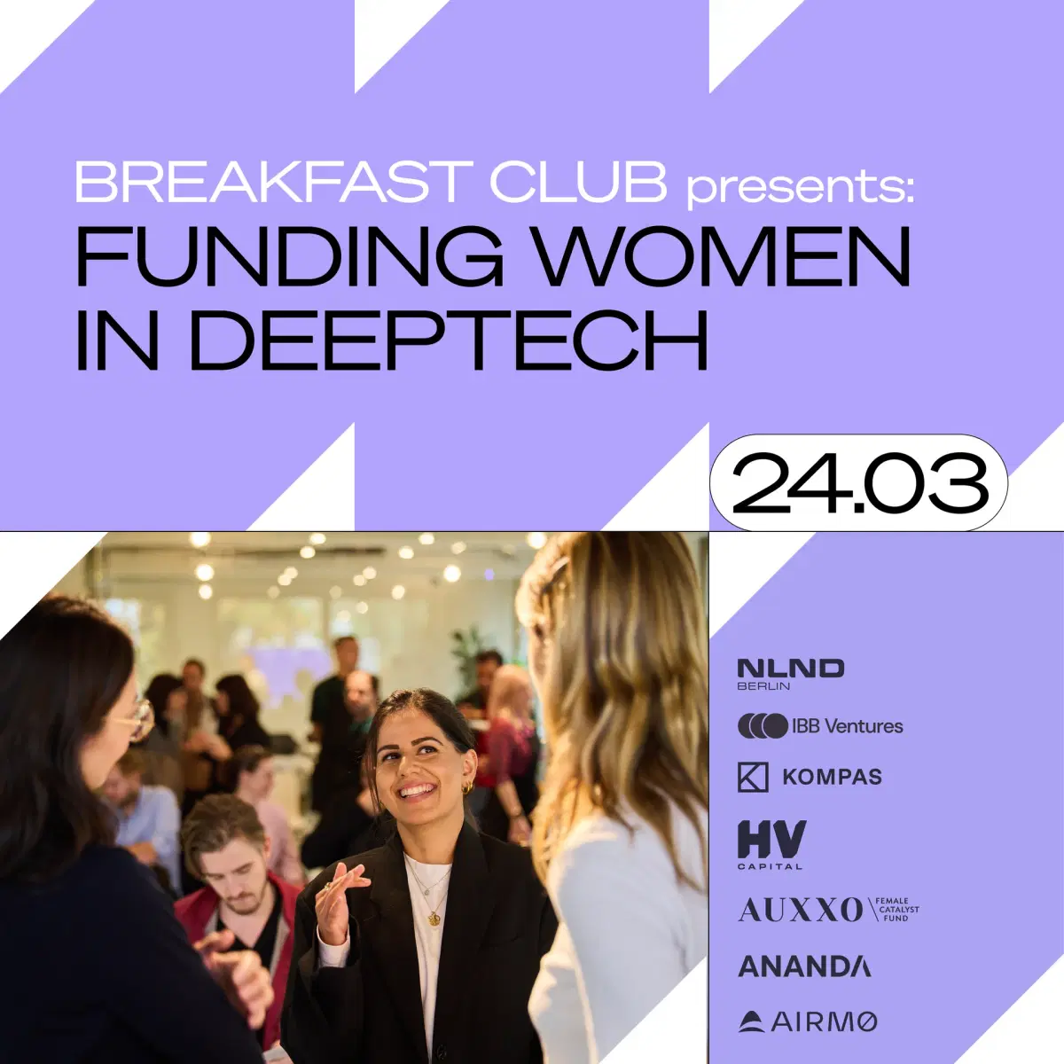 NLND Breakfast Club presents: Funding Women in DeepTech