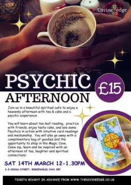 psychic afternoon tea 🔮☕️🍰