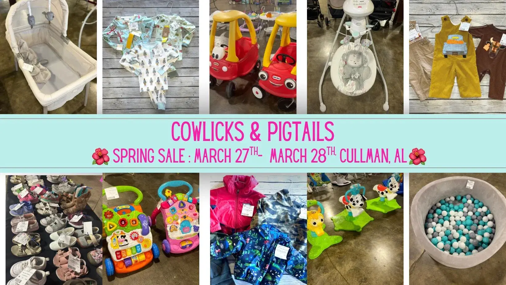 Cowlicks & Pigtails SPRING Sale 2026