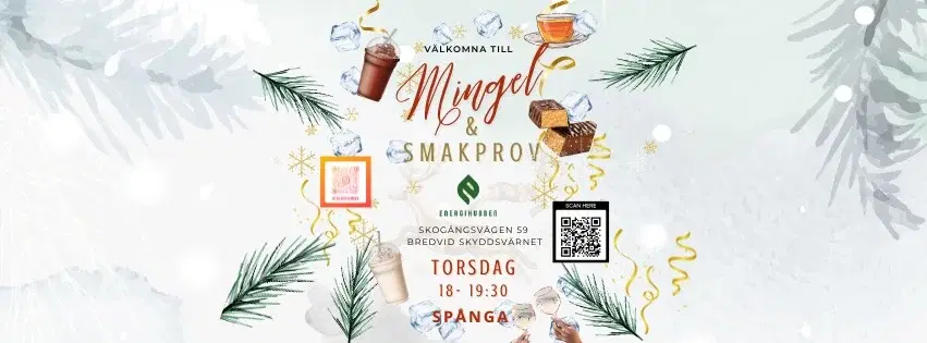 Mingel och fika på Energihubben