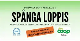 SpÄnga Loppis 18 april